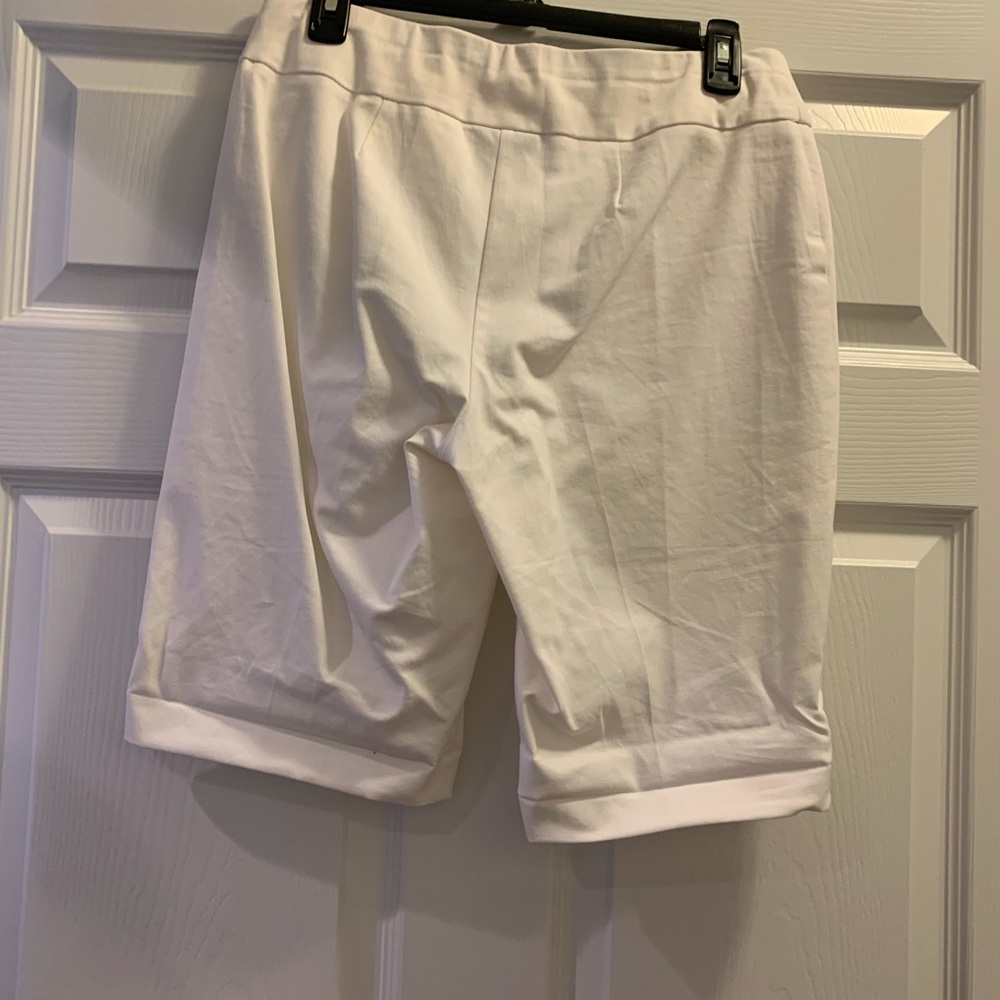 White Bermuda Shorts - Picture 2 of 2